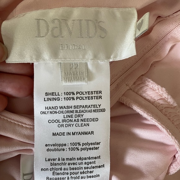 Unaltered Light Pink Gown - Picture 7 of 7